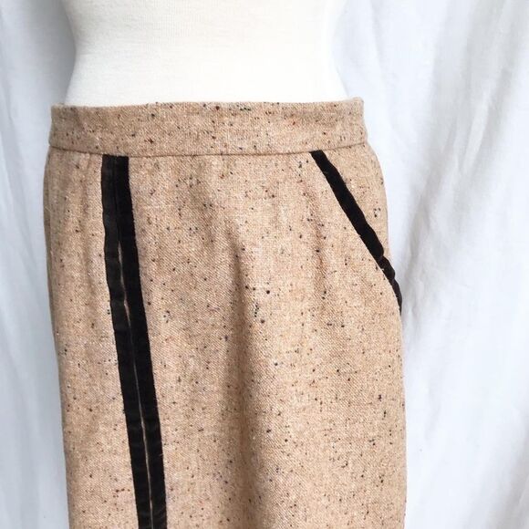 Vintage perruzza wool speckled skirt size S - Picture 2 of 7